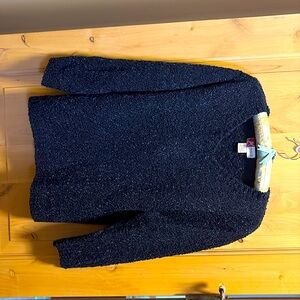 Navy blue v neck sweater
